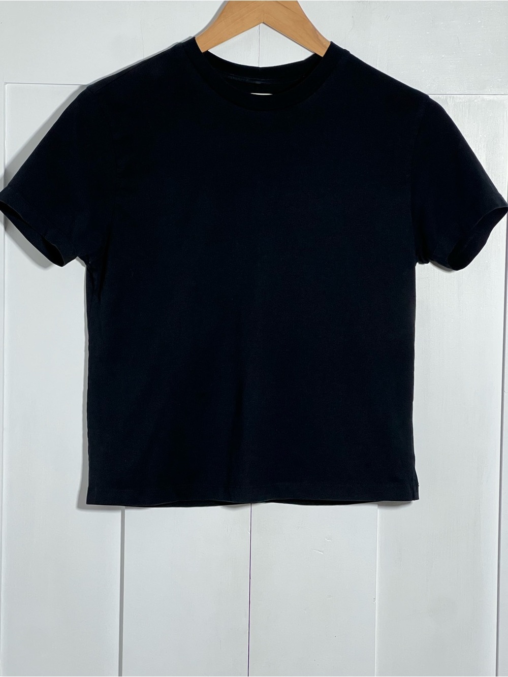 Grey/Ven The Aiton Black Organic Cotton Box Tee Size Small